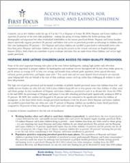 Latino Access to Pre-K