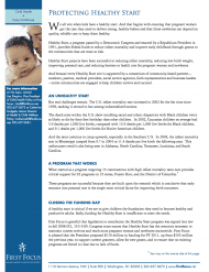 Protecting Healthy Start